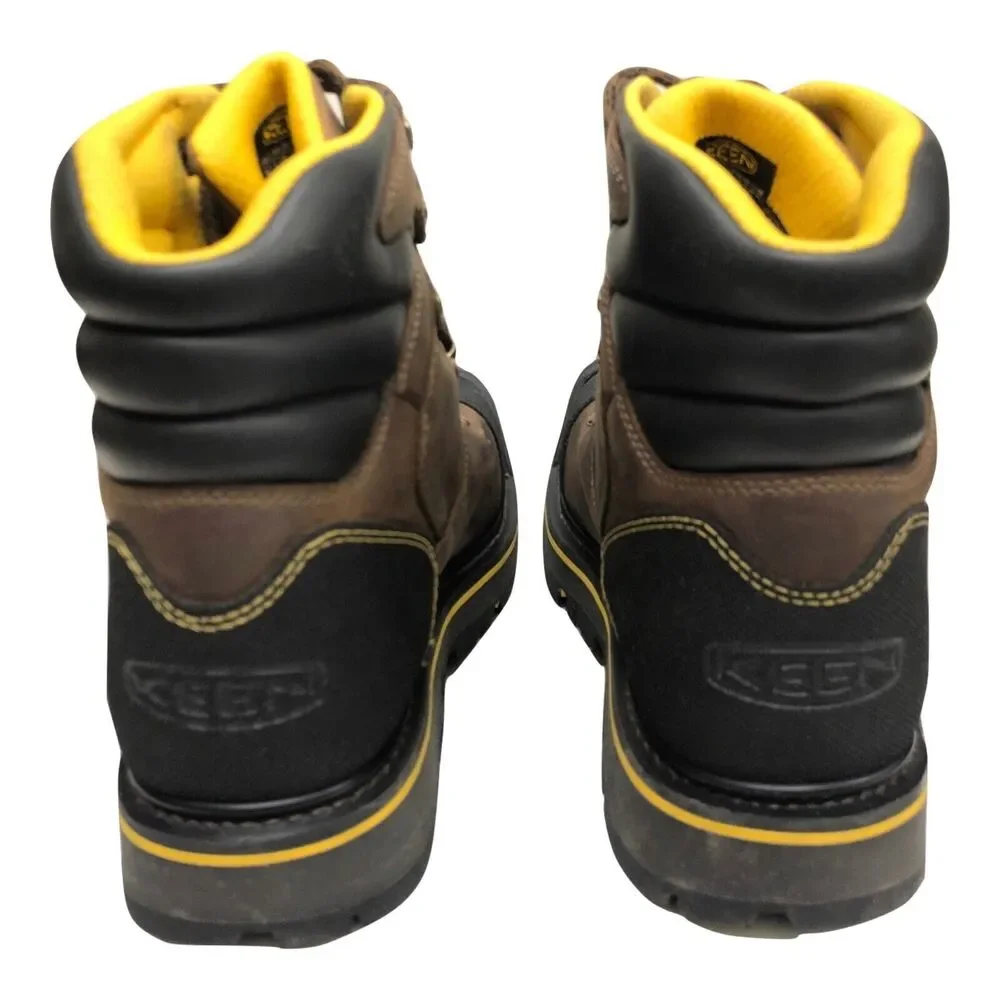 Keen ASTM F2413-11 MEN SZ US 9 EE Waterproof Leather Hiking Steel toes boots